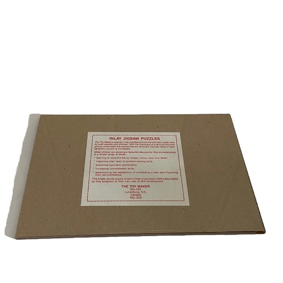 Vintage Canada County Inlay Jigsaw Puzzle by The Toy Maker educational Geography - Picture 2 of 12